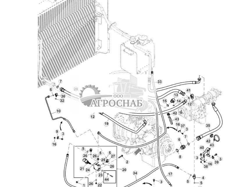 Гидравлические шланги и фитинги, трансмиссия с кнопочным переключением передач, Final Tier 4 - ST829921 1212.jpg